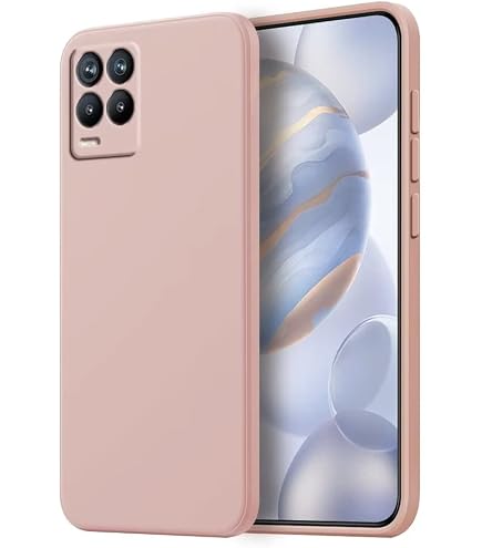 Young & Ming Compatible per Cover Realme 8 4G/Realme 8 PRO Custodia + Pellicola Vetro Temperato, Sottile Silicone TPU Bumper Case Antiurto Antigraffi Case Custodia, Nero