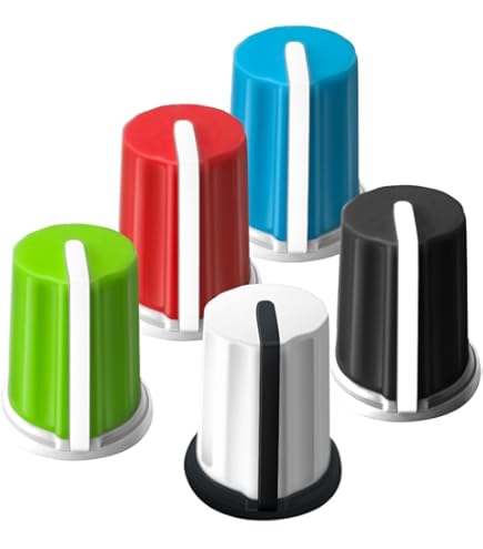 Niuhong 9 Pcs Bunte Fader Caps Mischpult Slider Knöpfe DJ-Mixer