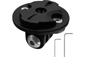 Cykelhållare för Gopro cykeldator för Garmin Edge – universaladapter kombi för Gopro & Garmin Edge, cykeldatorhållare, cykelljushållare, hålavstånd 22–24 mm
