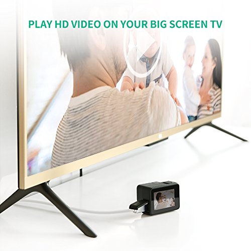 Micro HDMI auf HDMI UGREEN High Speed Kabel 2m mit Ethernet Vergoldete Kontakte Unterstützung 1080p 3D,4K-Auflösung und ARC, Micro HDMI D Stecker auf HDMI A Stecker Alu-Gehäuse Weiß - 3