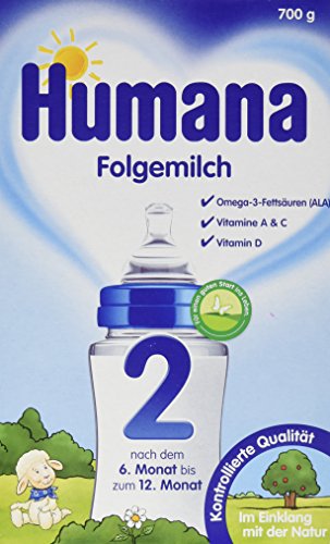 Preisvergleich Produktbild Humana Folgemilch 2 mit GOS, 1er Pack (1 x 700 g)