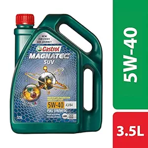 Castrol - 3421148 MAGNATEC SUV 5W-40 Full Synthetic Engine Oil for Petrol, CNG and Diesel SUVs (3.5L)