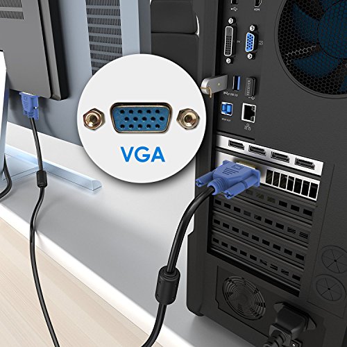 VGA Kabel, Rankie 3m VGA auf VGA Monitor Kabel – R1340A - 5