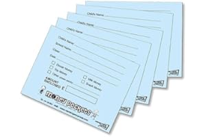 NAMETAPE EXPRESS (TM) School Money Envelopes perfect for sending money into school for Dinner Money, Trip Money, Milk Money, Clubs, donations etc (100)