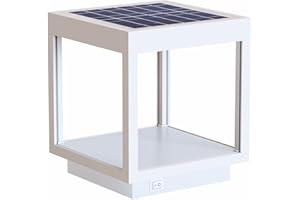 Beneito Faure Visor Solar - Lámpara de mesa LED para exteriores y jardín (aluminio, 3,5 W, 120°, luz blanca