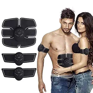 SYPRAM PRODUCTIONS 3 in 1 Intelligent EMS Fitness Abdominal Body Slimming Belt Abs Stimulator,Muscle Toner,Ab Muscle Stimulator Belt,Abdominal Toner Training Device for Muscles