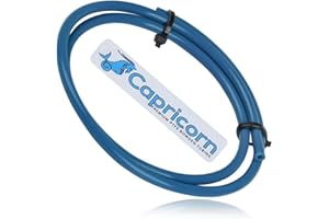 Oficjalna Creality Capricorn Bowden PTFE 1M Tube, PTFE Koziorożec Premium XS Bowden do włókna 1,75 mm do Ender 3 Series/Ender 5 Series/CR 10 Series, Odporna na wysokie temperatury