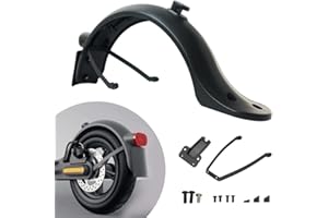 TAIIHISON Garde Boue Arrière de Scooter pour Xiaomi M365 Pro 2,kit de Garde Boue Arrière de Scooter, Garde Boue arrière avec à Crochet, Accessoire de Remplacement de Scooter Garde Boue Apporter Support