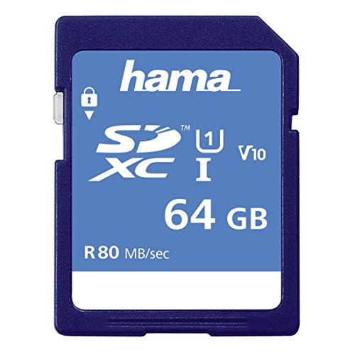 Hama SDXC 64GB Class 10 UHS-I 80MB/s Speicherkarte