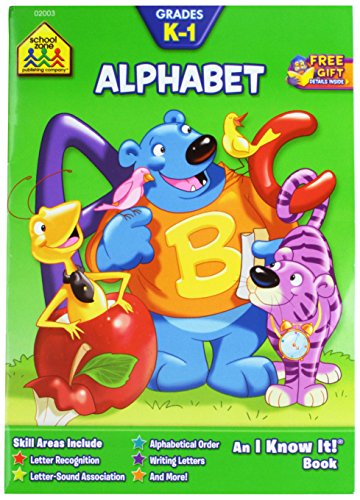 Preisvergleich Produktbild School Zone Lehrplan Arbeitsmappen 32 Pages-Alphabet Klassen K-1