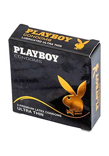 Preisvergleich Produktbild Carvaka Playboy Geschmiert Ultra Thin Kondome 3 Pack