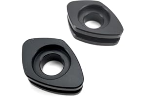 Aharon Supporto per indicatori di direzione a LED per moto | Compatibile con Ducati | Supporta 2 indicatori | Filettatura M8/M10 | Piastre di montaggio in alluminio CNC