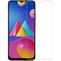 PRASO TECH® Tempered Glass Screen Protector Compatible for Samsung Galaxy M12 / M02s / M02 / A02s with Full Screen…