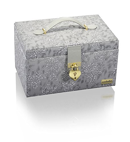 Preisvergleich Produktbild Juwelendieb Schmuckkästchen Amélie XXL Grau / Grün