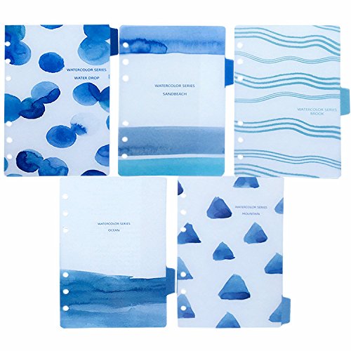 A5 Binder Dividers Pvc Index Cards 1 Sets 5 Pcs | Desertcart Cayman Islands