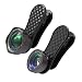 Produktbild LIEQI Kamera Lens Kit 3 in 1 (0,6 x Super Weitwinkel + 15 x Macro Objektiv + 180 ° Fisheye Objektiv) Clip auf Telefon Objektiv für iphonex, iPhone 8, 7 Plus/7/6S Plus//6S/Samsung Handys und Tablets