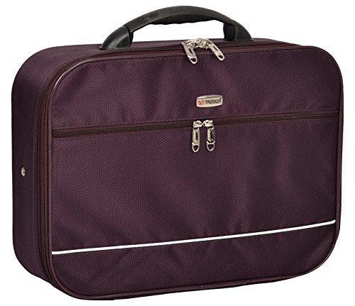 Trekker Polyester 37.5 cms Purple Soft Sided Suitcase