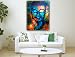 Junkyard Canvas Painting - Blue Buddha II - Living room RS.1298.98