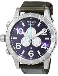 Nixon Unisex Reloj de pulsera analógico cuarzo piel a1242302