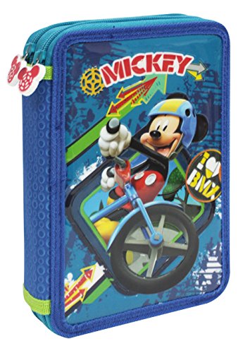 Preisvergleich Produktbild Vamos – 061423 – Schreibwarendose Doppel Gefüllt – Mickey Mouse – 31-teilig