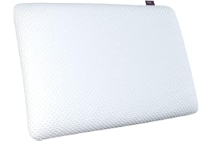 Emma® Essentials Poduszka z pianki Memory | 40x70 cm | Made in EU | Poduszka Ortopedyczna z Wiskozy | Ergonomiczna poduszka na szyję | zmywalna podszewka | Optymalne wsparcie na ból pleców | Medium