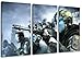 Produktbild ghost recon shadow wars 3-teilig auf Leinwand- Gesamtformat: 120x80 cm fertig gerahmte Kunstdruckbilder als Wandbild - Billiger als Ölbild oder Gemälde - KEIN Poster oder Plakat
