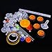 Produktbild MYAMIA 78Pcs Plastic Motor Gear Kit DIY Gear Assortment Zubehör Set Mit Verschiedenen Gear and Axle Belt Bus