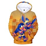 banjo kazooie xbox ※ Hood Sudaderas con capucha unisex, suéteres deportivos de pareja, que utilizan una tecnología de impresión digital única para garantizar que las sudaderas se puedan lavar con una lavadora y una mano, sin ningún accesorio en la superficie, que no se desvanecerán.