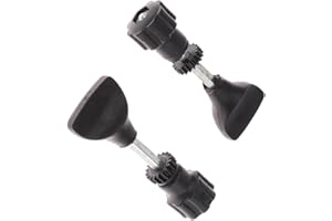 FACAIIO 2PCS Wooden Router Base for Milling Machine, Electric Trimmer Gear Screw