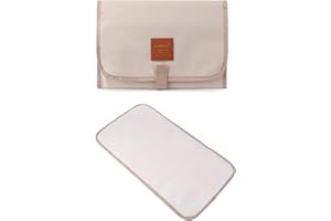 KARELLS Matelas à Langer Pliable et Imperméable - Tapis Bébé Portable avec Pad Changeant