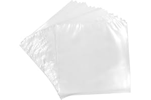 MAYRECORDS Vinyl Record Outer Sleeves LP Storage Protector - Clear Anti-Static Album Covers for 10inch LP (25PCS)