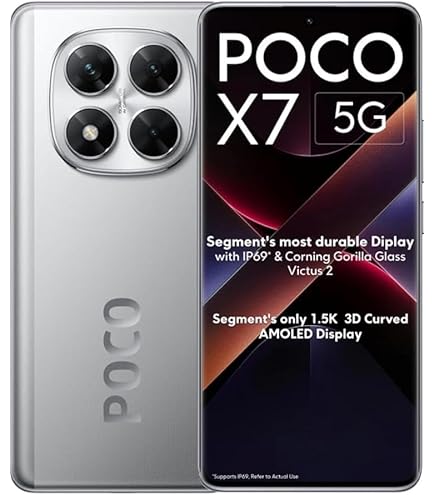 POCO X7 Pro 5G (Obsidian Black, 256 GB) (8 GB RAM) : Amazon.in