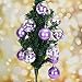 Produktbild Junjie Stilvoll Bruchsicher Weihnachtskugel Ornamente Dekoration mit Baumrock Lila Blau Grün Rosa Weihnachtsdekoration Lieferungen\n