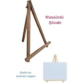 DSH Doğal Seramik Hamuru Mini Ş&ouml;vale, Masa&uuml;st&uuml; Ş&ouml;vale, Ş&ouml;valye, Akrobat Ş&ouml;vale, Resim Ressam Sehpası Sehbası
