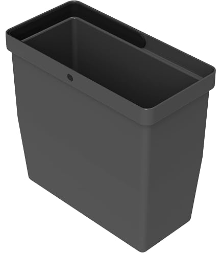 LM 532 Brauner Mülleimerdeckel – Passend Für LM 530 Abfalleimer – Aus Kunststoff, 15,5 X 23 X 1 Cm