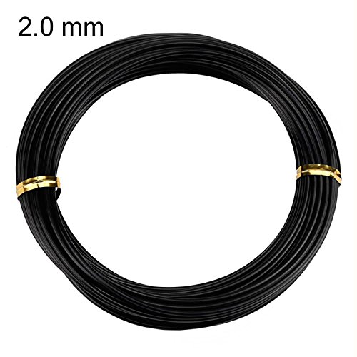 Mudder Aluminiumdraht Training Kabel für Bonsai Baum, Größen 1.0 mm/ 1.5 mm/ 2.0 mm (10m Jedem Größe) - 6