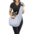 Mumoo Bear Small Dog Cat Carrier Pet Sling Bag with Adjustable Strap, Grey