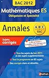 ANNALES BAC 2012 MATHS ES OBLI