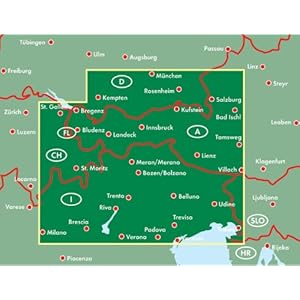 Carte routière : Tirol, Dolomiten, Panorama