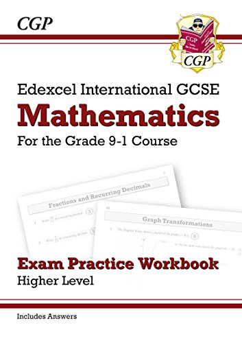 Book's Cover ofNew Edexcel International GCSE Maths Exam Practice Workbook Higher Grade 91 with Answers