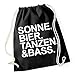 Produktbild Certified Freak Sonne Bier Tanzen Bass Gymsack Black