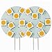 Produktbild 2x LED Lampen mit G4/GU4 Stiftsockel 9 SMD (5050) AC/DC 12-30v Warmweiss