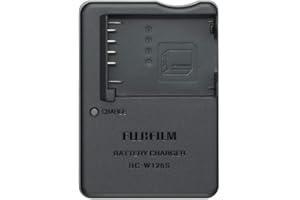 Fujifilm BC-W126S Caricabatteria per Batteria Fujifilm NP-W126S e NP-W126, Nero
