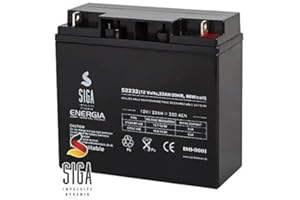 SIGA IMPULSIVE DYNAMIK Akku 22Ah 12V AGM Blei Gel Batterie Motorrad mit ABS Hochstrom Booster Rasentraktor Jetski 18Ah 19Ah 20Ah