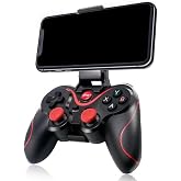 Coverzone Evrensel Wireless Gamepad, USB Kablosuz Bluetooth 5.0 Joystick TV Box Konsol Oyun Kumandası, Android iOS Cep Telefo