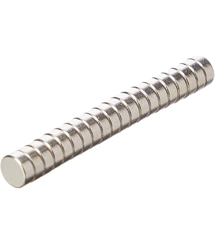 20 Magnetini Al Samario Cobalto, Disco 6x3 Mm, Trazione 0,7 Kg, Alta Temperatura 300°C Per Motori Elettrici E Sensori