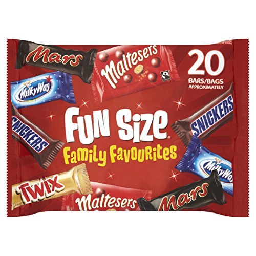 Fun Size Family Favourites 20 Bars, 358 g