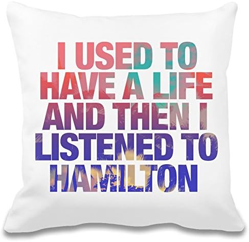 Hamilton Custom Printed Decorative Pillowcase - 100% Soft Polyester - Decorative Home Accessories