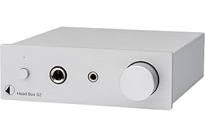Pro-Ject Head Box S2 Mikro High End Kopfhörerverstärker (Head Box S2, Silber)
