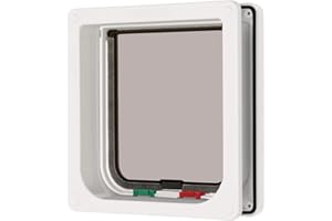 PETMATE PET-608.319 Pet Mate 4 Way Bloqueo Cat Flap & Liner